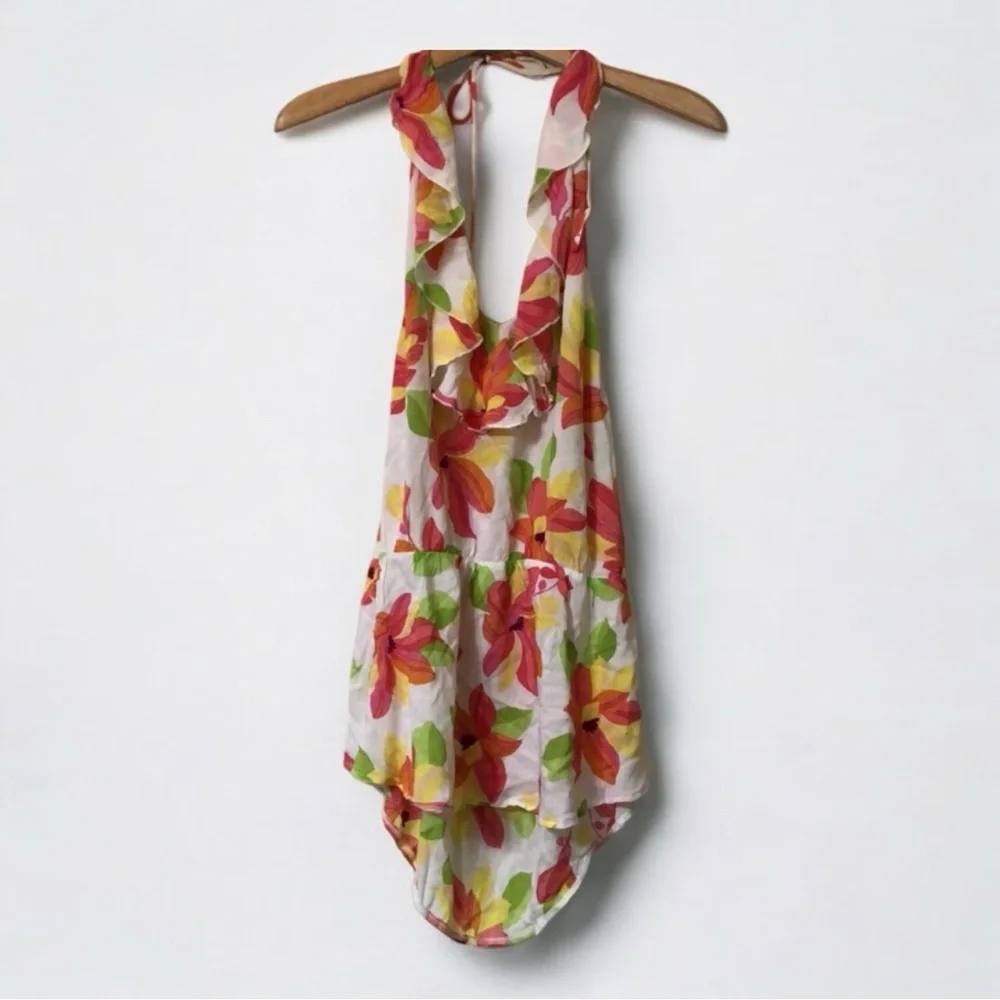 Victoria’s Secret Floral Halter Cover-Up | Beach Dress | Size S